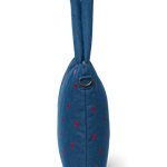 Přebalovací taška STUDIO NOOS Dark Blue Red Hearts Denim | Lavly.cz