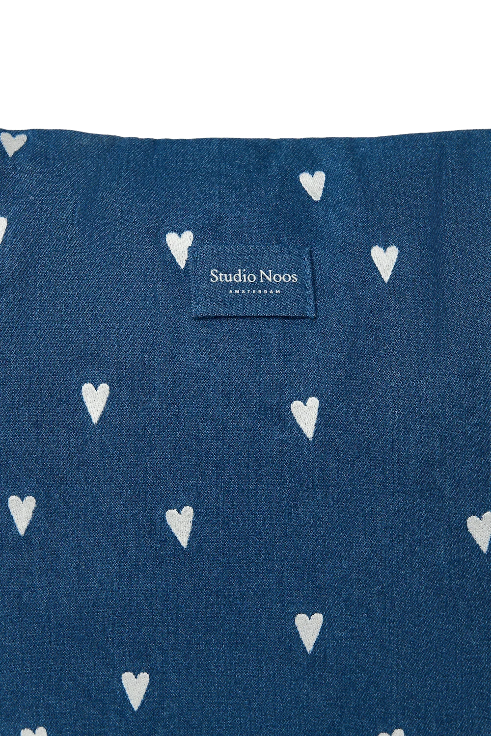 Přebalovací taška STUDIO NOOS Dark Blue White Hearts Denim | Lavly.cz