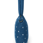 Přebalovací taška STUDIO NOOS Dark Blue White Hearts Denim | Lavly.cz