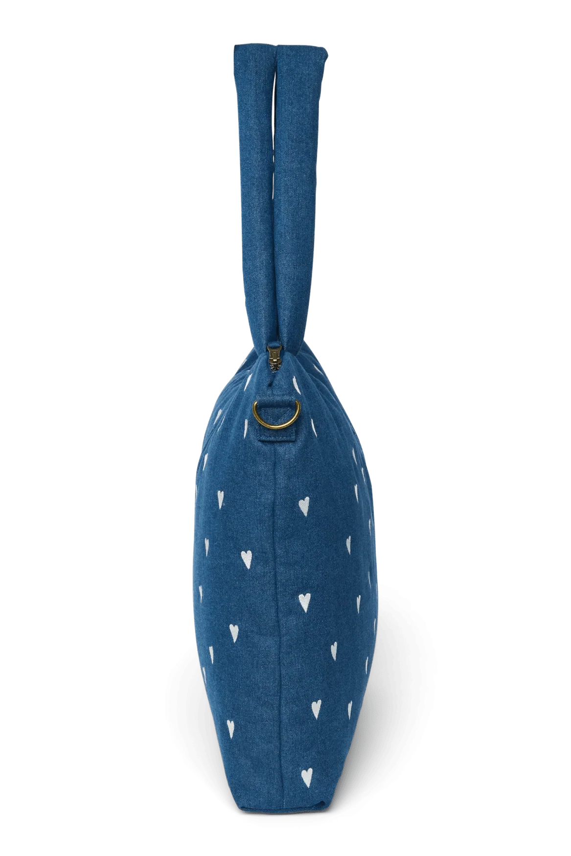 Přebalovací taška STUDIO NOOS Dark Blue White Hearts Denim | Lavly.cz