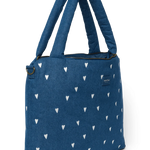 Přebalovací taška STUDIO NOOS Dark Blue White Hearts Denim | Lavly.cz