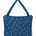 Přebalovací taška STUDIO NOOS Dark Blue White Hearts Denim | Lavly.cz