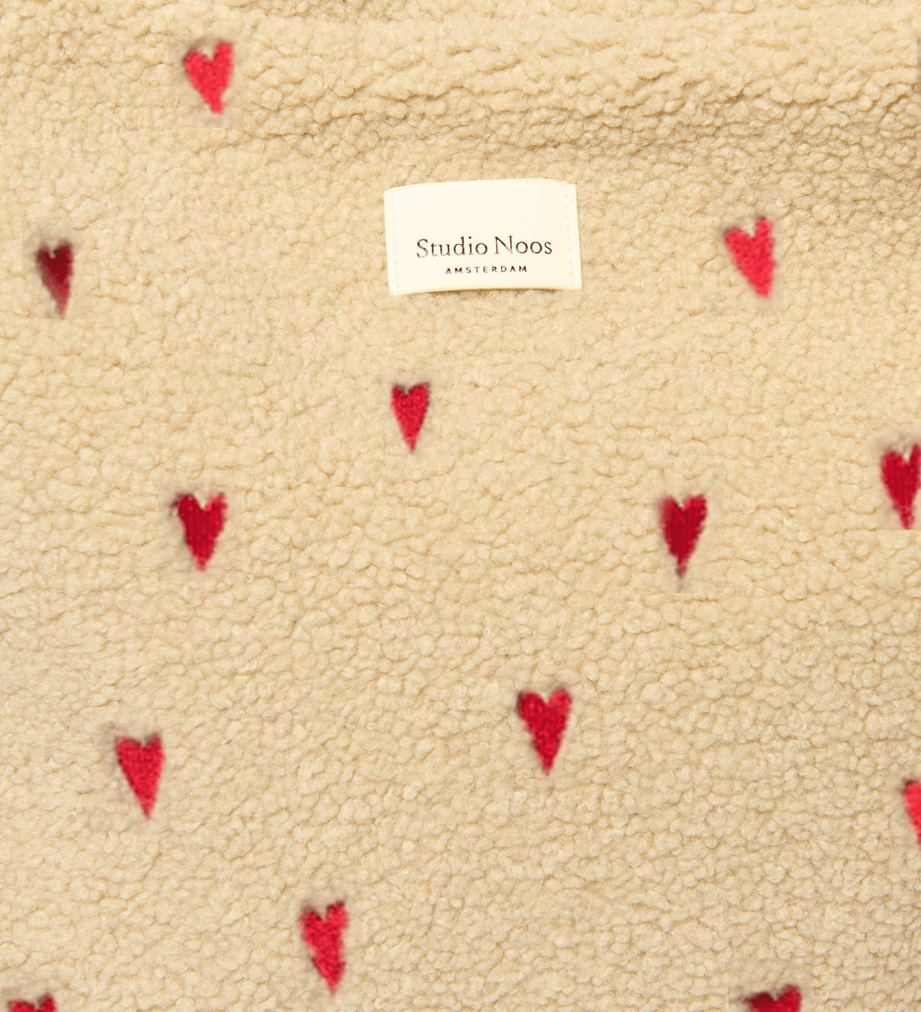 Přebalovací taška STUDIO NOOS Ecru Teddy Hearts | Stylové doplňky pro děti a ženy | Lavly.cz