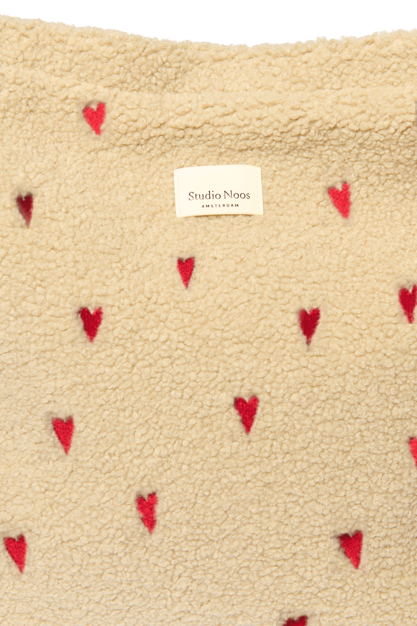 Přebalovací taška STUDIO NOOS Ecru Teddy Hearts | Stylové doplňky pro děti a ženy | Lavly.cz