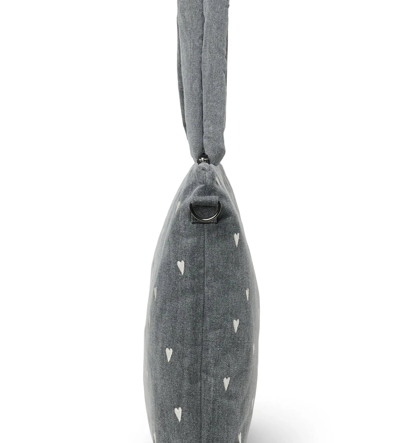 Přebalovací taška STUDIO NOOS Grey Denim Hearts | Lavly.cz