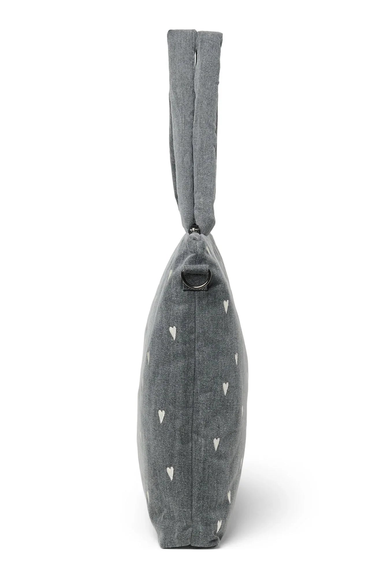 Přebalovací taška STUDIO NOOS Grey Denim Hearts | Lavly.cz