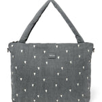 Přebalovací taška STUDIO NOOS Grey Denim Hearts | Lavly.cz