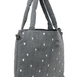 Přebalovací taška STUDIO NOOS Grey Denim Hearts | Lavly.cz