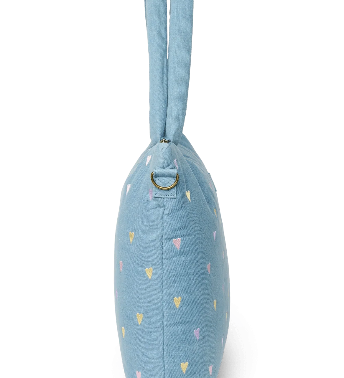 Přebalovací taška STUDIO NOOS Light Blue Hearts Denim | Lavly.cz