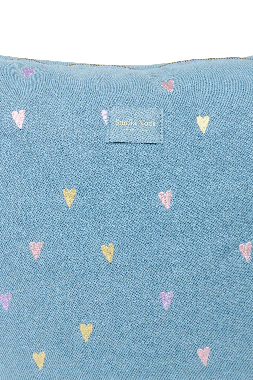 Přebalovací taška STUDIO NOOS Light Blue Hearts Denim | Lavly.cz