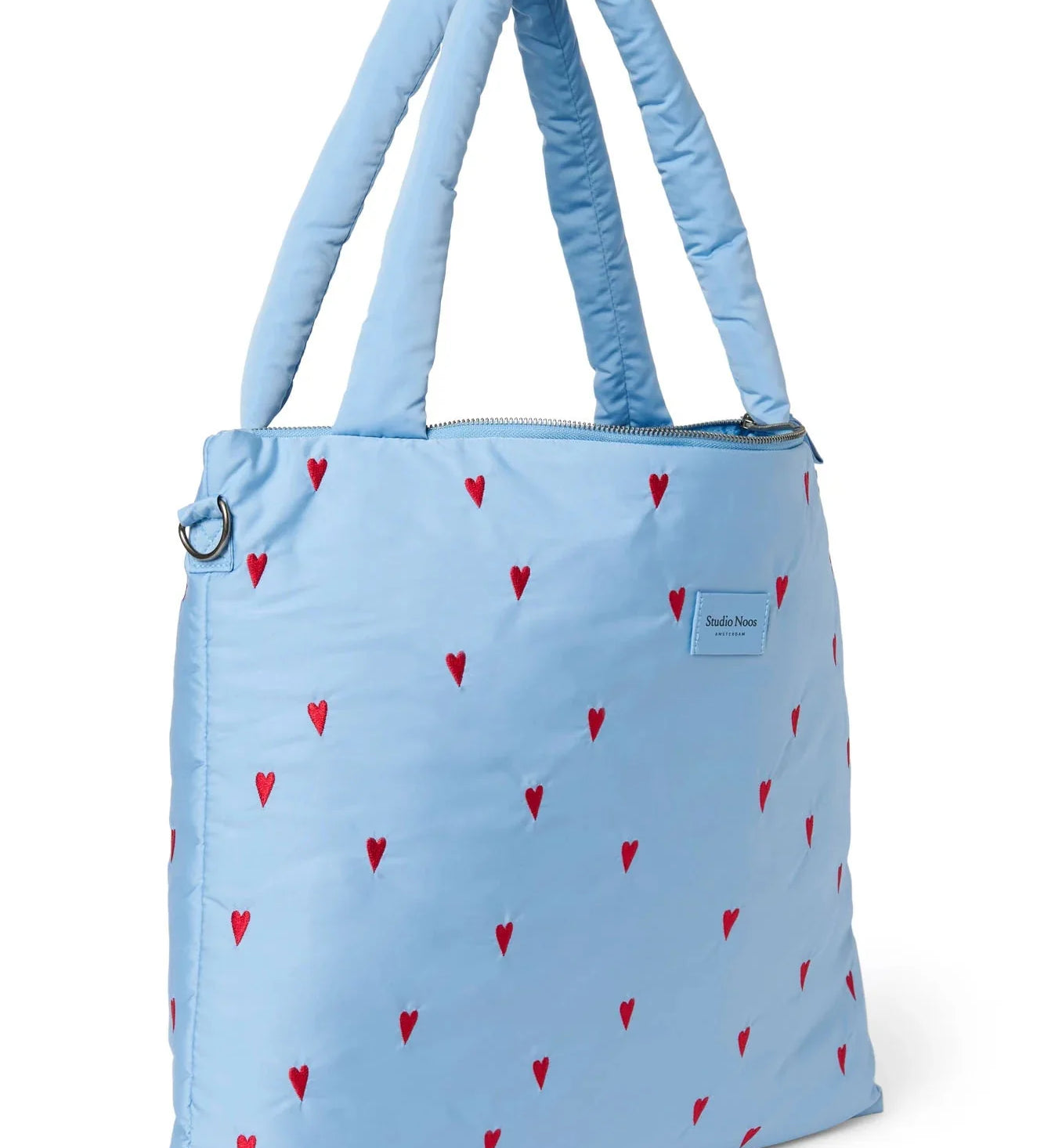 Přebalovací taška STUDIO NOOS Light Blue Hearts Puffy | Lavly.cz