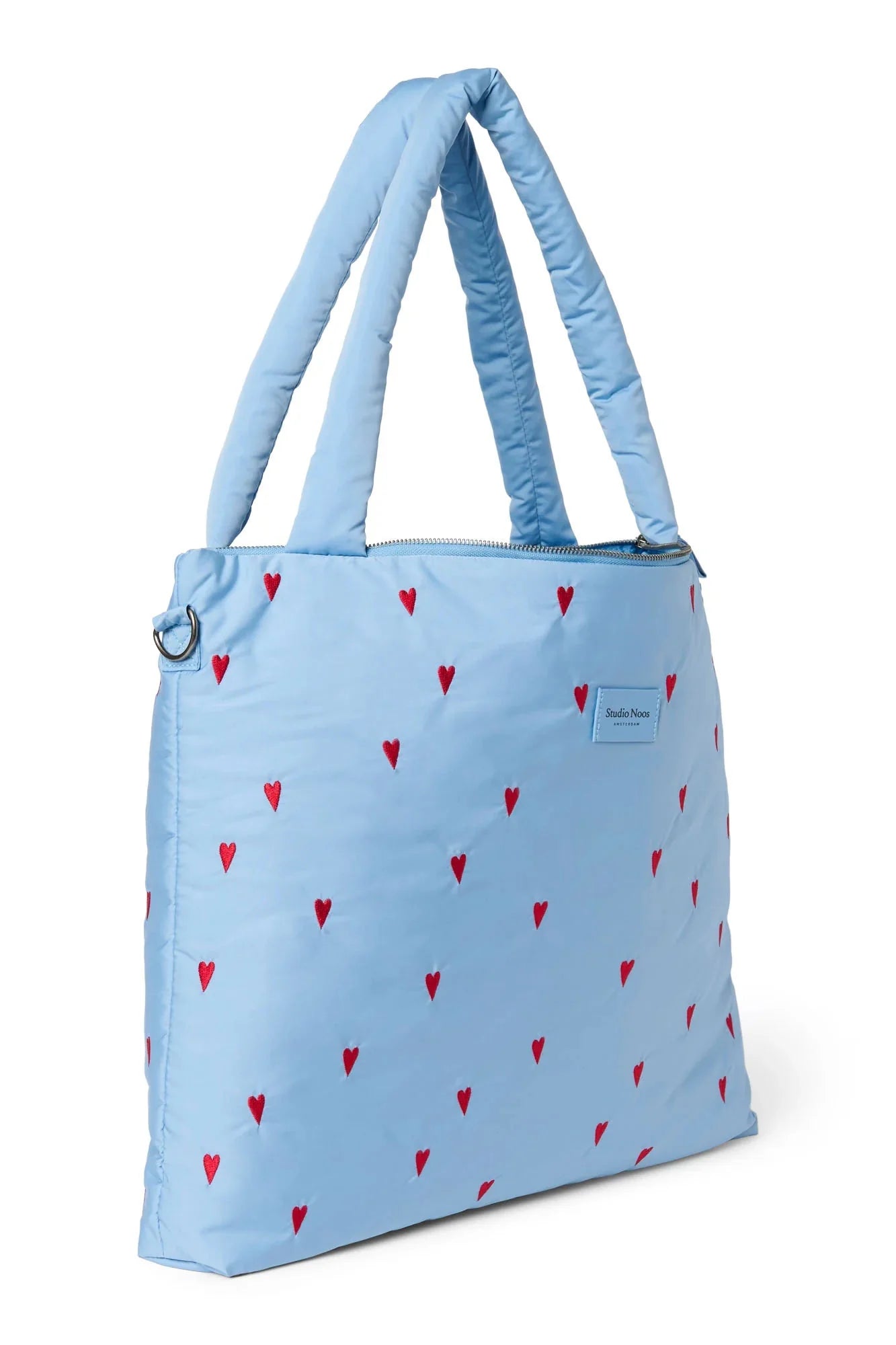 Přebalovací taška STUDIO NOOS Light Blue Hearts Puffy | Lavly.cz