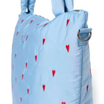 Přebalovací taška STUDIO NOOS Light Blue Hearts Puffy | Lavly.cz