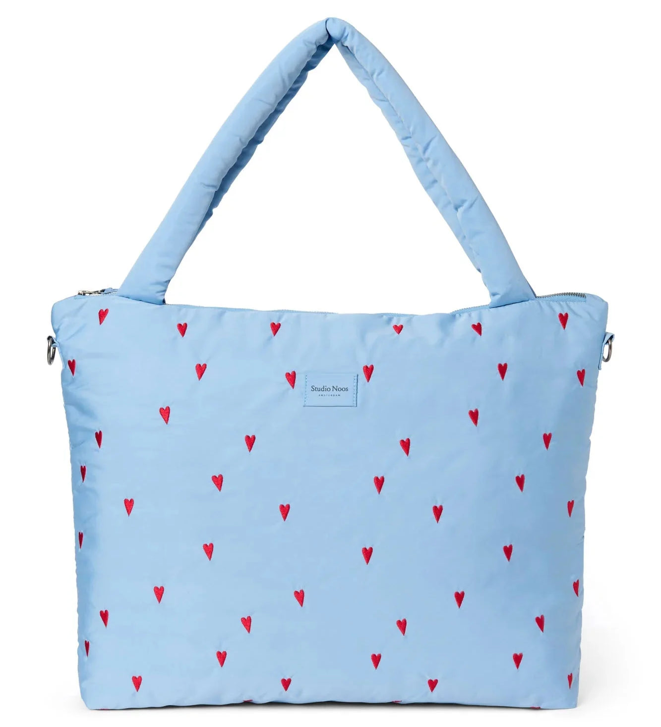 Přebalovací taška STUDIO NOOS Light Blue Hearts Puffy | Lavly.cz