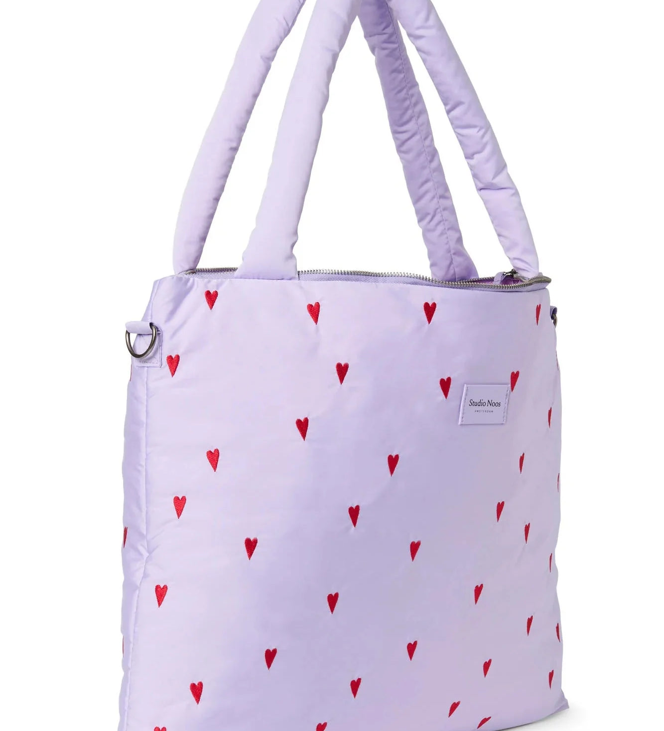 Přebalovací taška STUDIO NOOS Purple Hearts Puffy | Lavly.cz