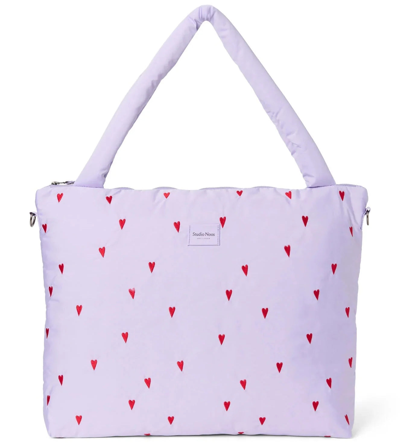 Přebalovací taška STUDIO NOOS Purple Hearts Puffy | Lavly.cz