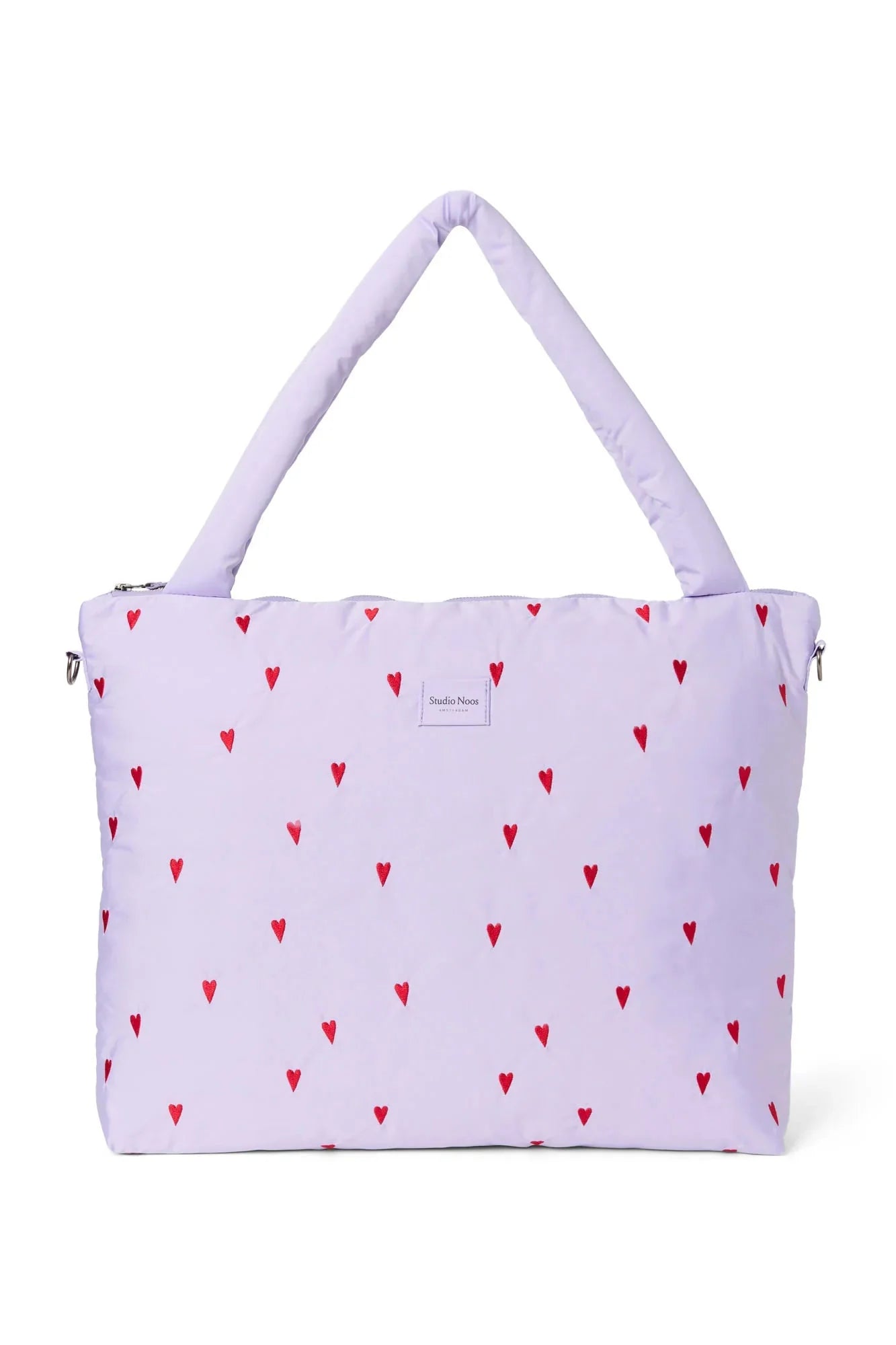 Přebalovací taška STUDIO NOOS Purple Hearts Puffy | Lavly.cz