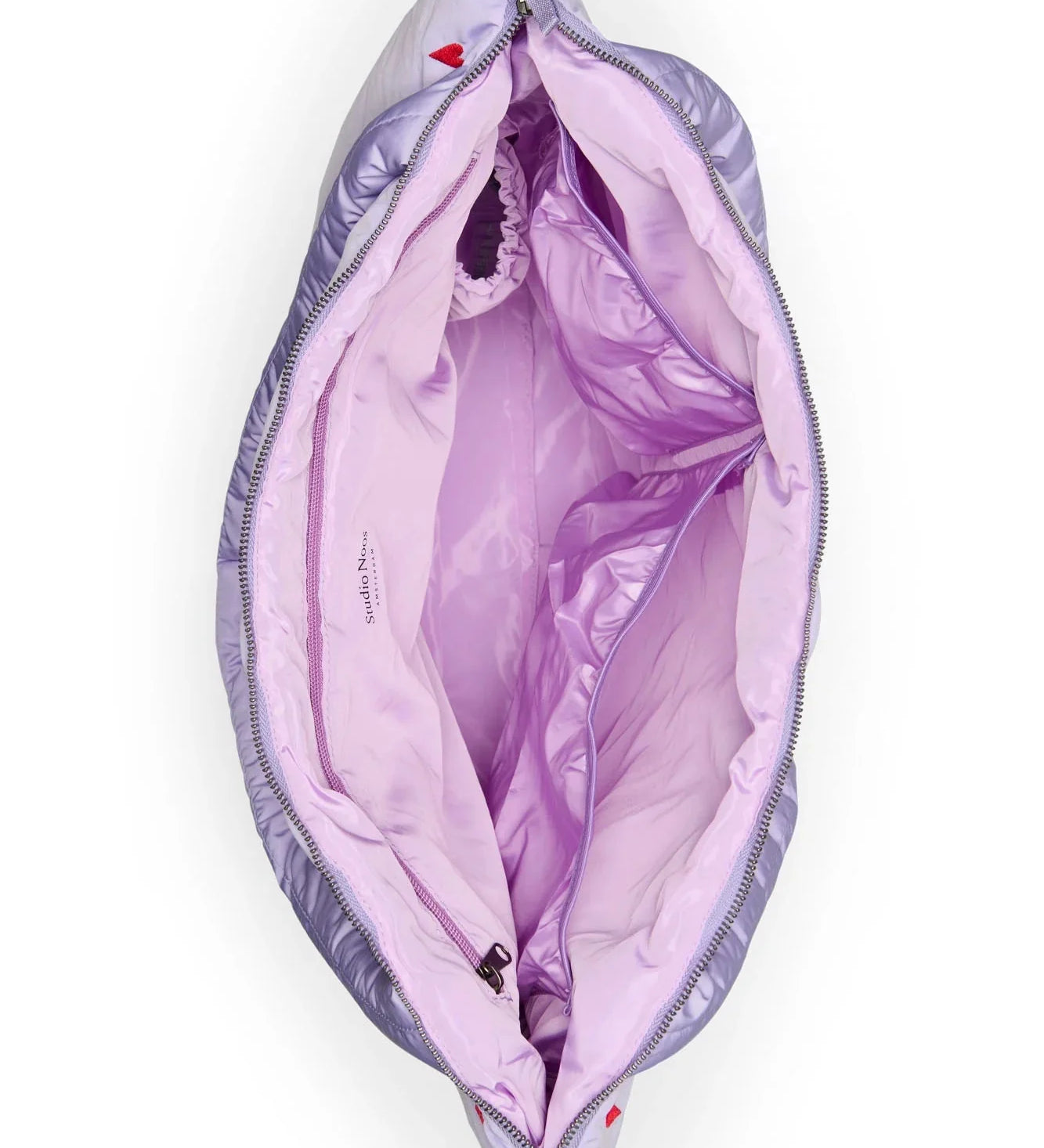 Přebalovací taška STUDIO NOOS Purple Hearts Puffy | Lavly.cz
