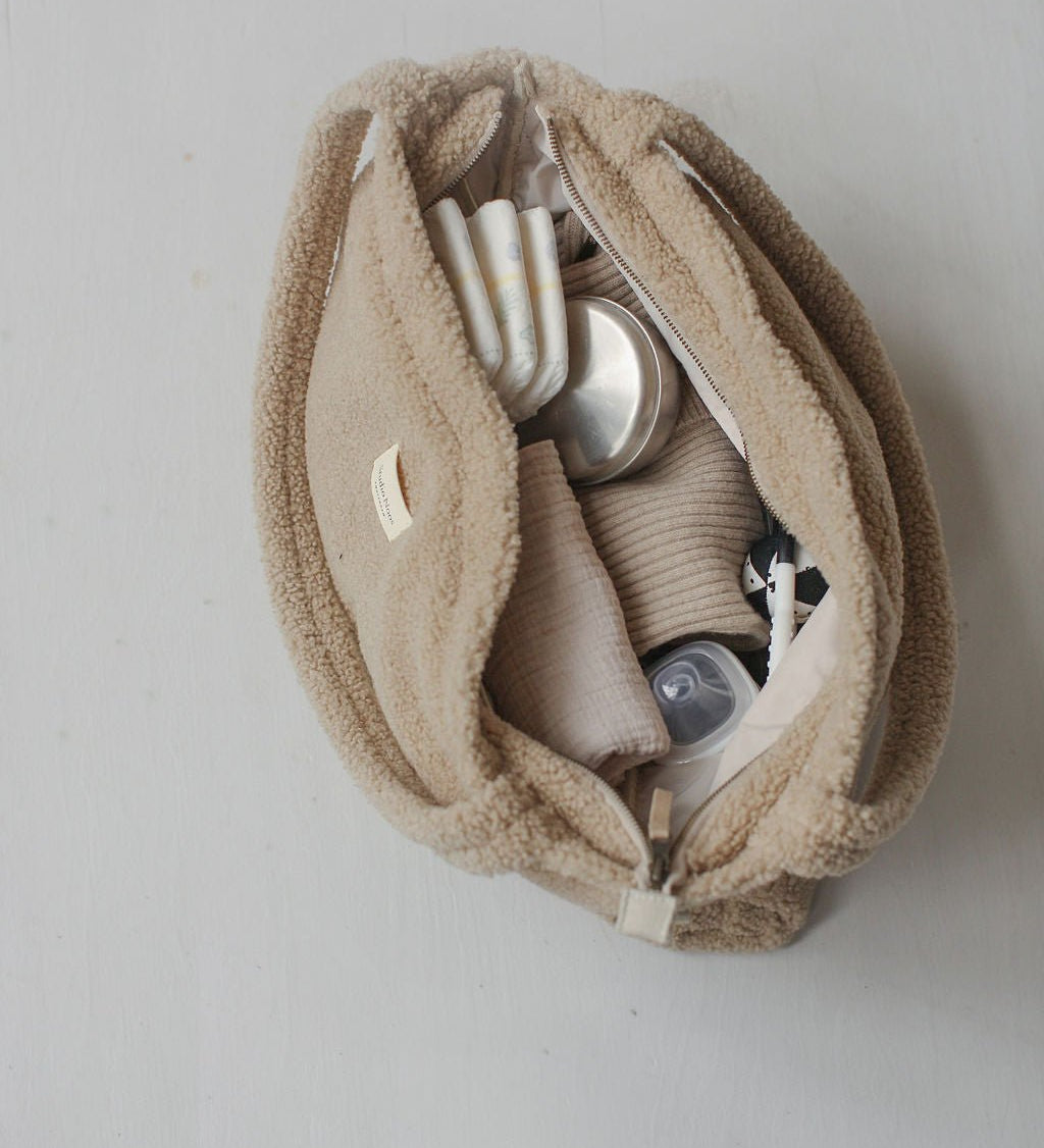 Přebalovací taška STUDIO NOOS Teddy Ecru | Stylové doplňky pro děti a ženy | Lavly.cz