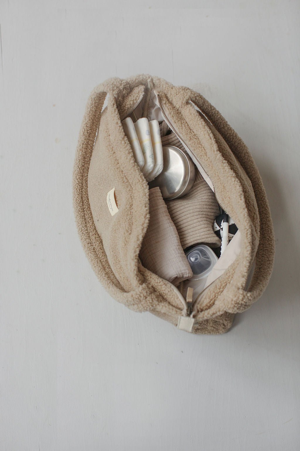 Přebalovací taška STUDIO NOOS Teddy Ecru | Stylové doplňky pro děti a ženy | Lavly.cz