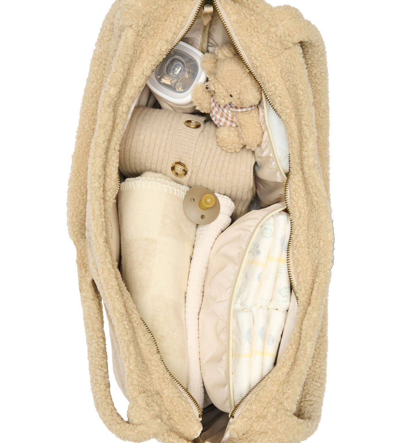 Přebalovací taška STUDIO NOOS Teddy Ecru | Stylové doplňky pro děti a ženy | Lavly.cz