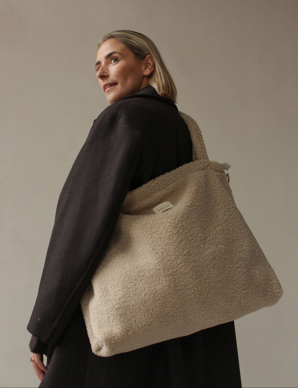 Přebalovací taška STUDIO NOOS Teddy Ecru | Stylové doplňky pro děti a ženy | Lavly.cz