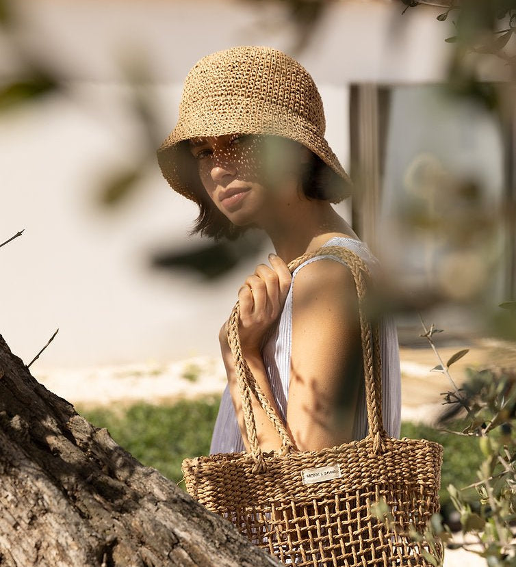 Proutěná taška MONK & ANNA Akeru | Stylové doplňky pro děti a ženy | Lavly.cz