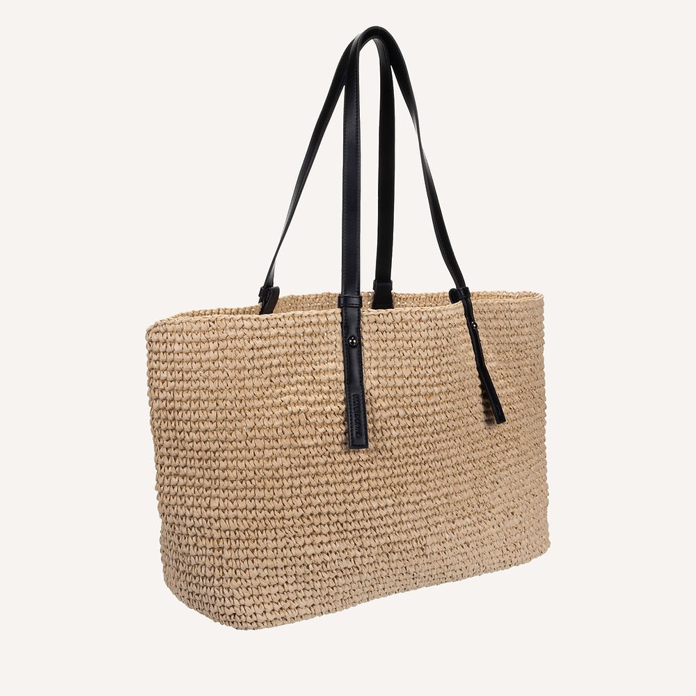 Proutěná taška MONK & ANNA Kami Black | Stylové doplňky pro děti a ženy | Lavly.cz