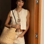 Proutěná taška MONK & ANNA Sama Black | Stylové doplňky pro děti a ženy | Lavly.cz