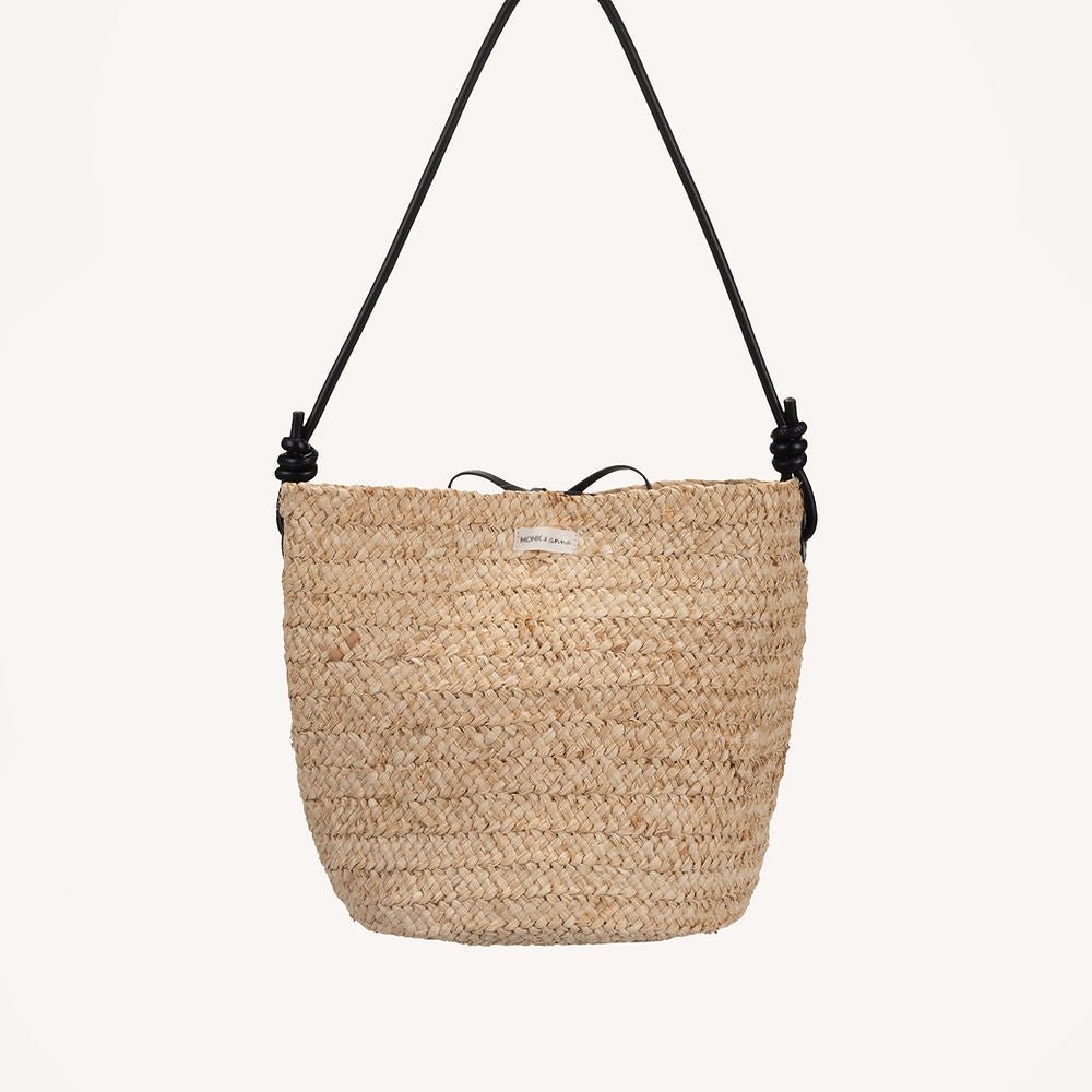 Proutěná taška MONK & ANNA Sama Black | Stylové doplňky pro děti a ženy | Lavly.cz