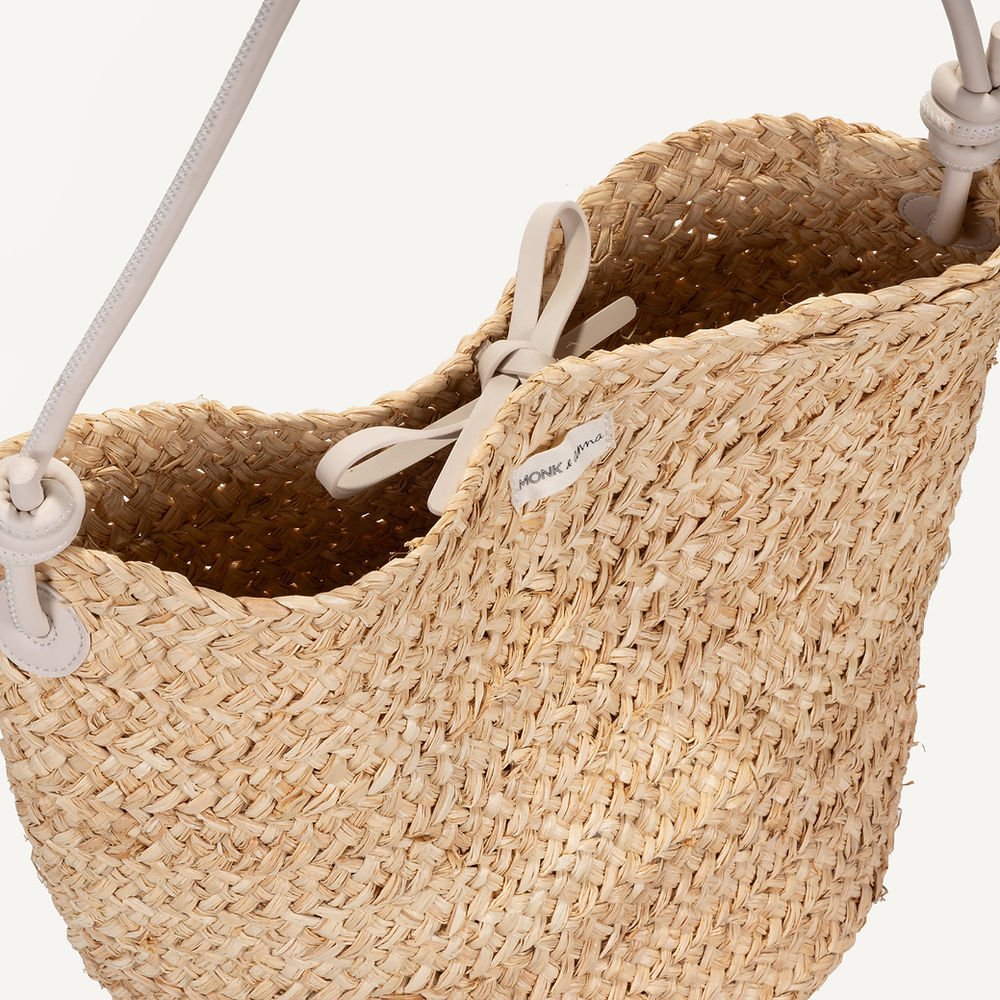 Proutěná taška MONK & ANNA Sama Stone | Stylové doplňky pro děti a ženy | Lavly.cz