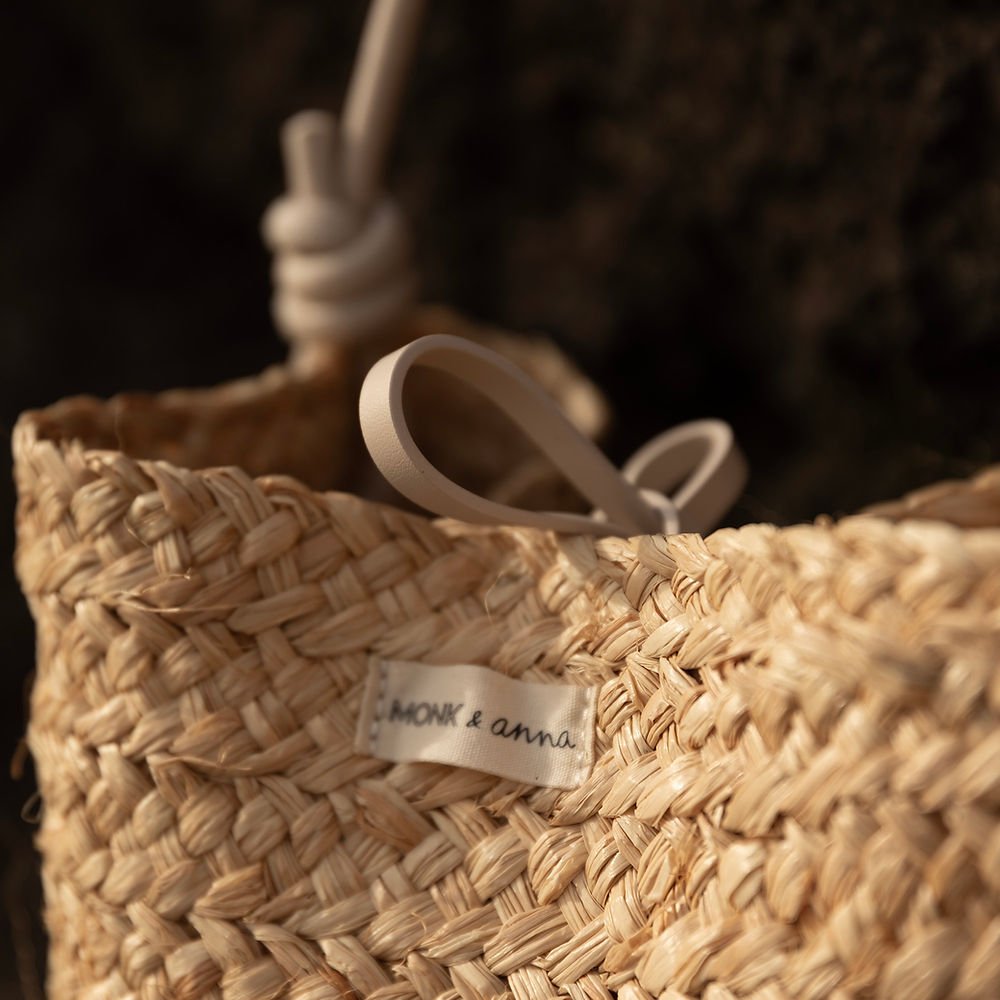 Proutěná taška MONK & ANNA Sama Stone | Stylové doplňky pro děti a ženy | Lavly.cz