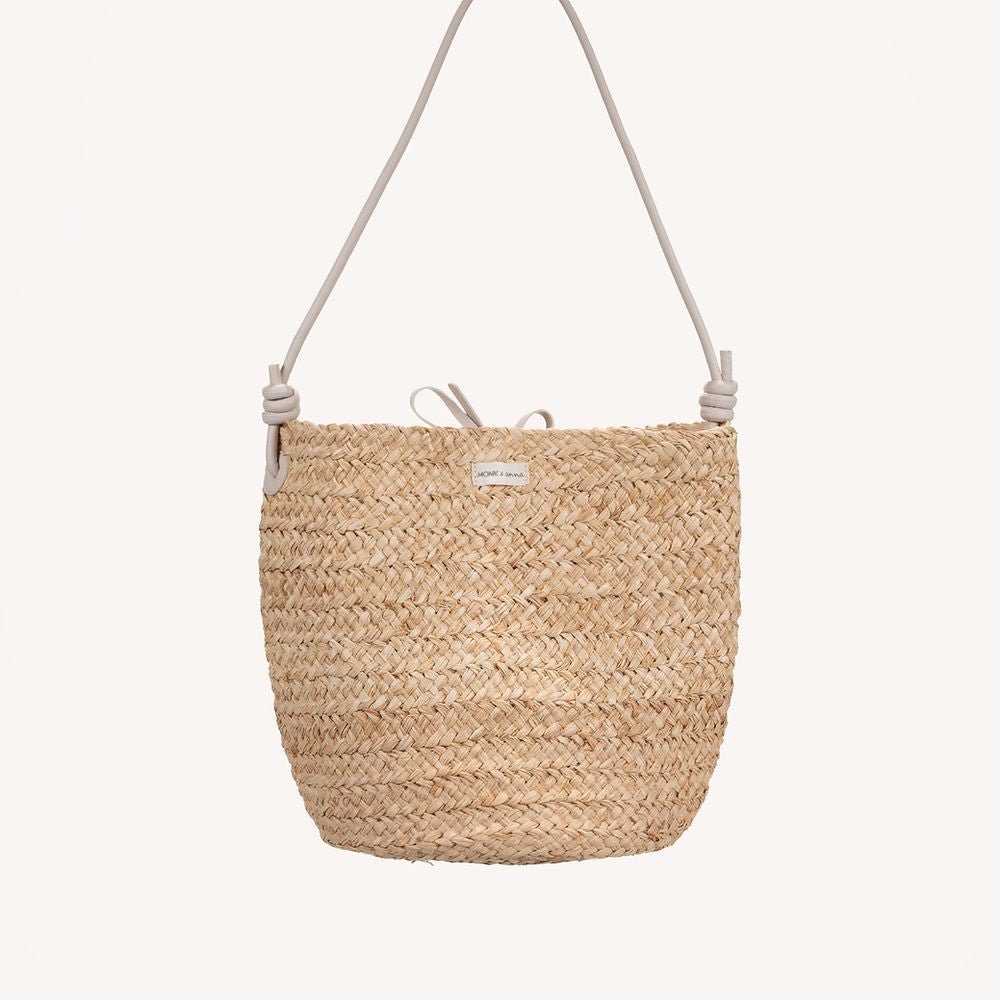 Proutěná taška MONK & ANNA Sama Stone | Stylové doplňky pro děti a ženy | Lavly.cz