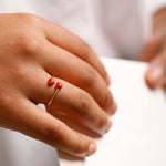 Prsten DESIGN LETTERS Little Big Love | Stylové doplňky pro děti a ženy | Lavly.cz