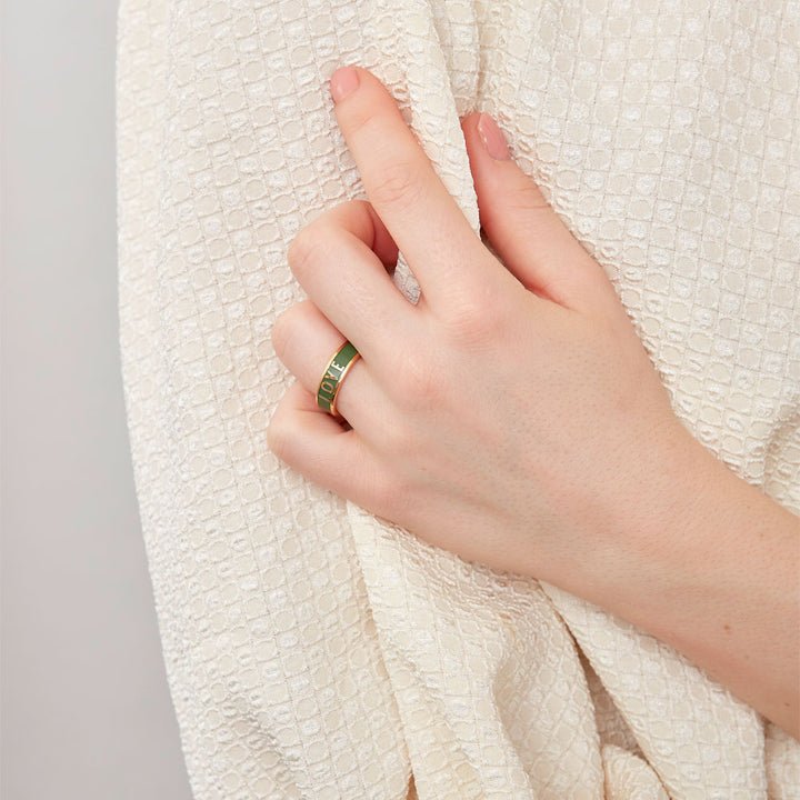 Prsten DESIGN LETTERS LOVE | Stylové doplňky pro děti a ženy | Lavly.cz