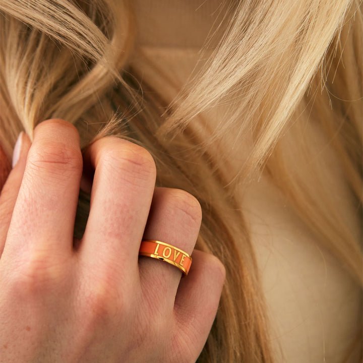 Prsten DESIGN LETTERS LOVE | Stylové doplňky pro děti a ženy | Lavly.cz