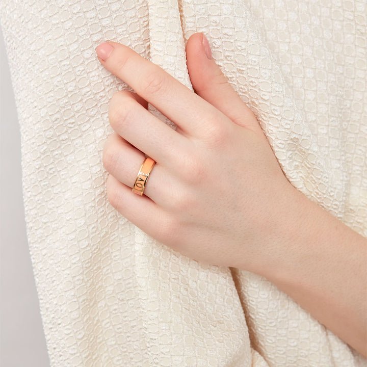 Prsten DESIGN LETTERS LOVE | Stylové doplňky pro děti a ženy | Lavly.cz