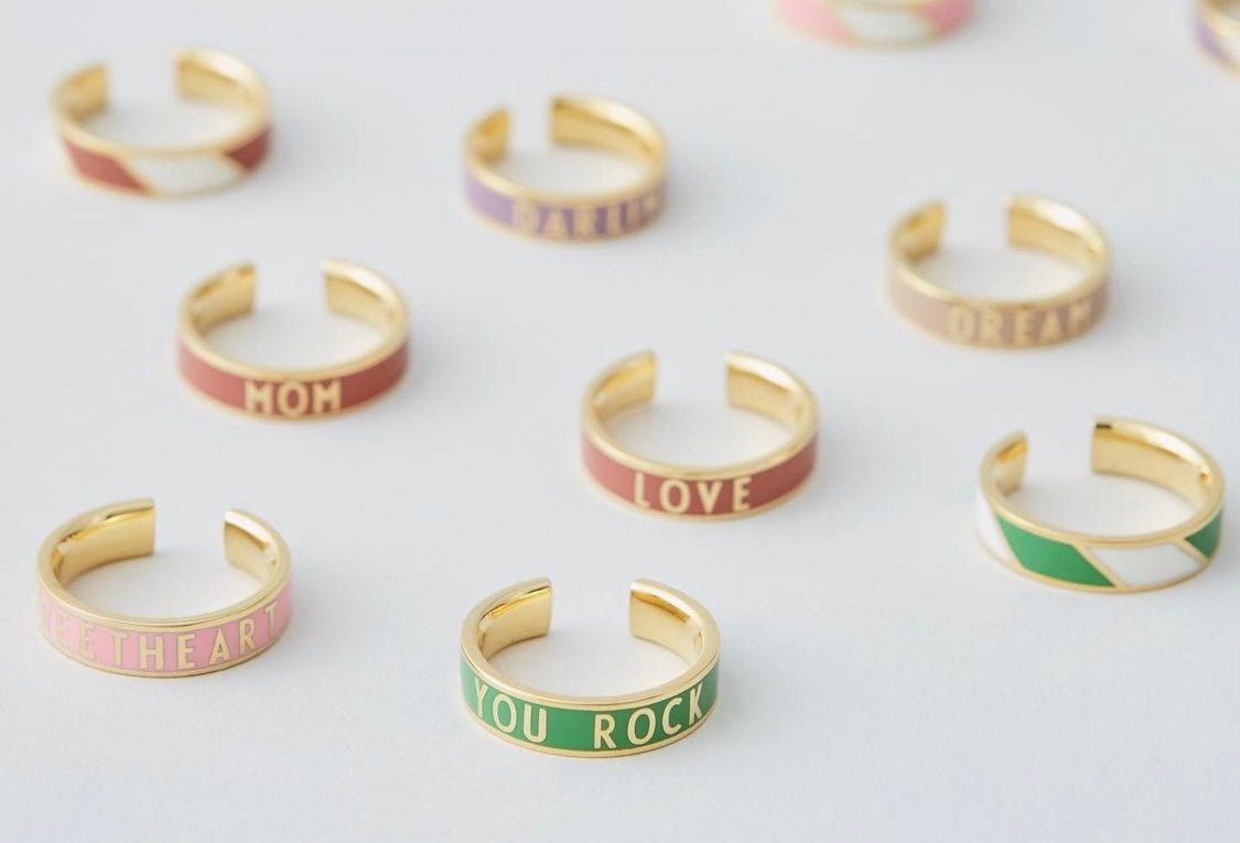 Prsten DESIGN LETTERS LOVE | Stylové doplňky pro děti a ženy | Lavly.cz