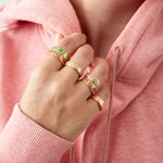Prsten DESIGN LETTERS MOM | Stylové doplňky pro děti a ženy | Lavly.cz