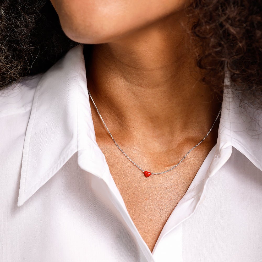 Řetízek DESIGN LETTERS Little Big Love Stříbro | Stylové doplňky pro děti a ženy | Lavly.cz