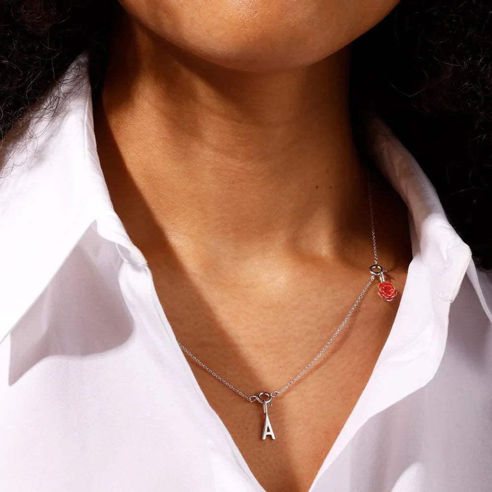 Řetízek DESIGN LETTERS Ruth s očky na přívěsky Stříbro | Lavly.cz