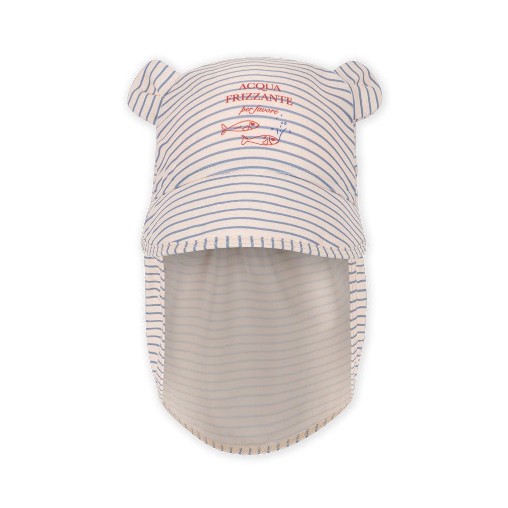 Rychleschnoucí klobouk SPF40 KONGES SLOJD Aster Stripe Bluie | Lavly.cz