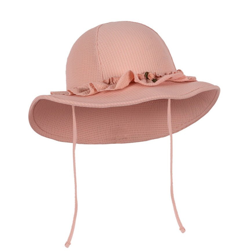 Rychleschnoucí letní klobouk KONGES SLOJD Fleuri Powder Pink | Stylové doplňky pro děti a ženy | Lavly.cz