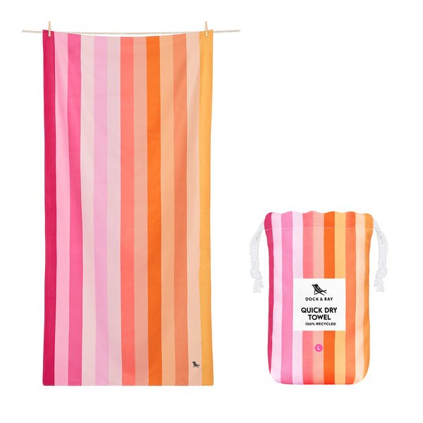 Rychleschnoucí plážová osuška DOCK & BAY Miami Sorbet | Lavly.cz