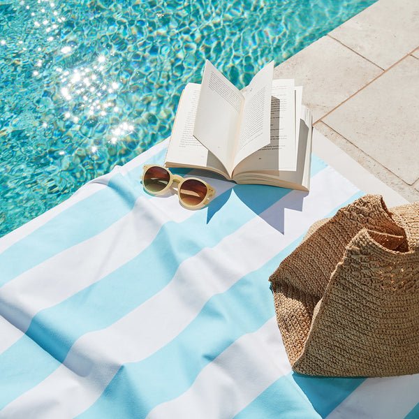 Rychleschnoucí plážová osuška DOCK & BAY Tulum Blue | Lavly.cz