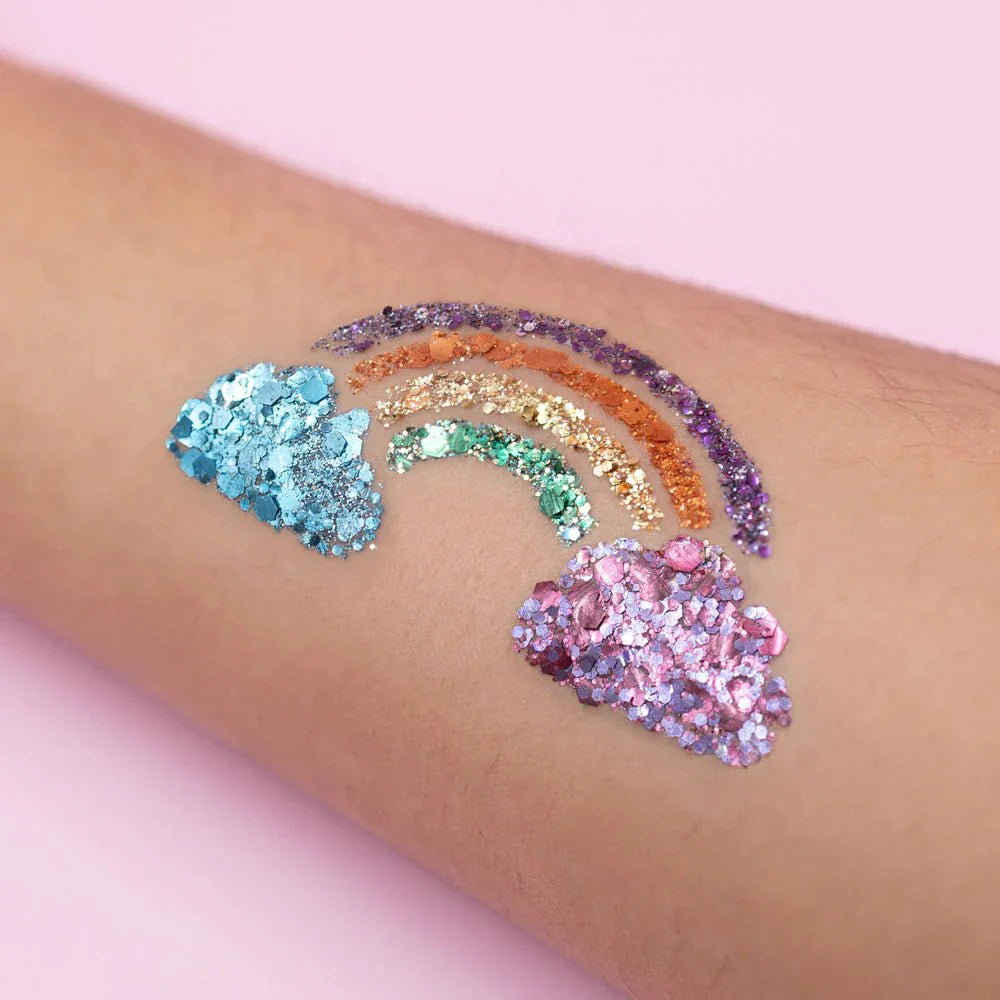 Šablona na malování na obličej a tělo SISI La Paillette Duha | Lavly.cz