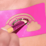 Šablona na malování na obličej a tělo SISI La Paillette Duha | Lavly.cz