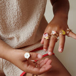 Sada dětských prstenů KONGES SLOJD 12 kusů | Stylové doplňky pro děti a ženy | Lavly.cz