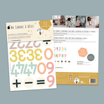 Sada magnetických číslic a znamének Ma Cabane a Reves | Stylové doplňky pro děti a ženy | Lavly.cz