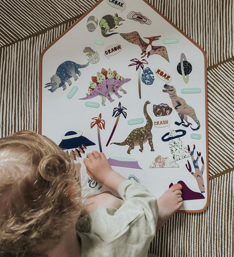 Sada magnetických obrázků Ma Cabane a Reves Dino | Stylové doplňky pro děti a ženy | Lavly.cz